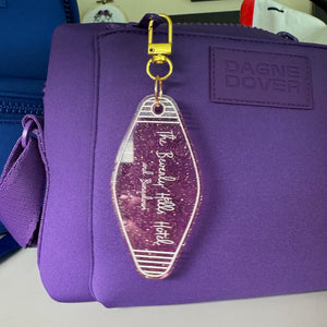 BHH Motel key style bag charm