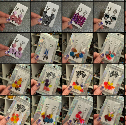 Acrylic Kpop earrings